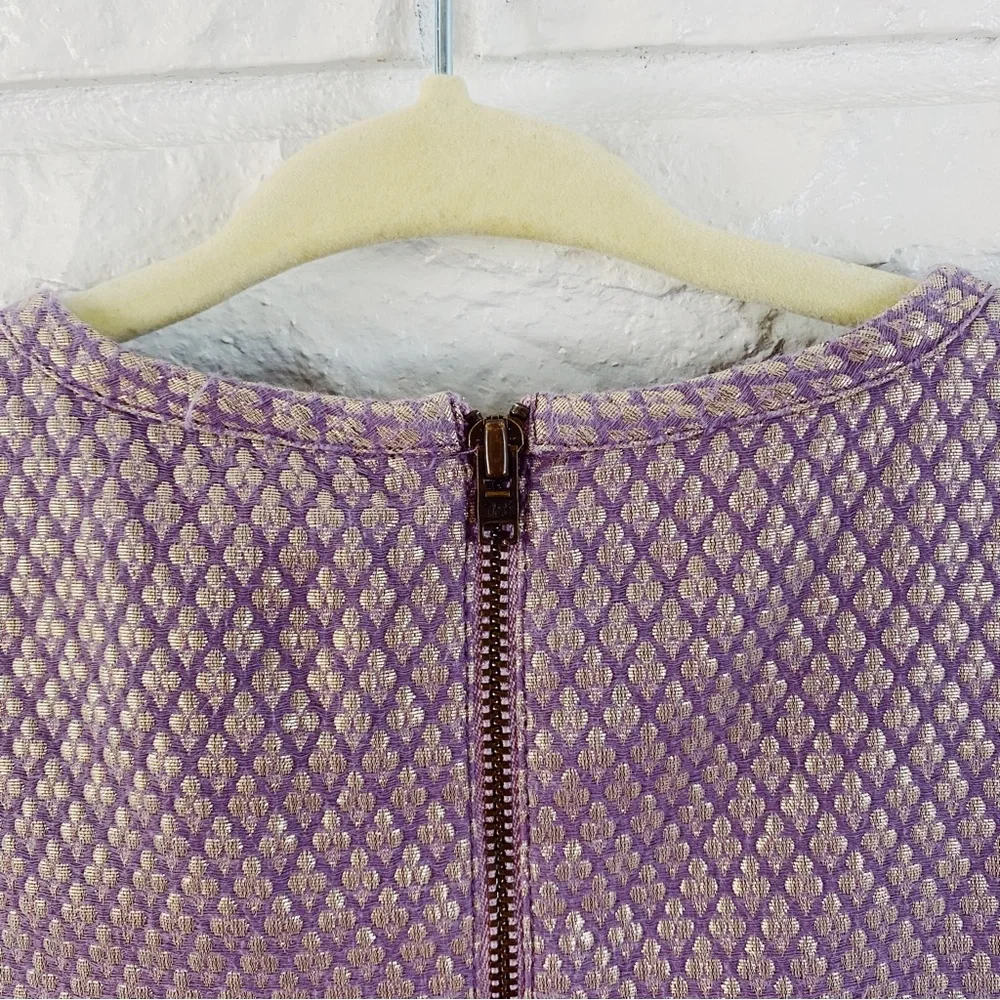 Peek Purple and Gold Ruffle Top - Picture 4 of 5